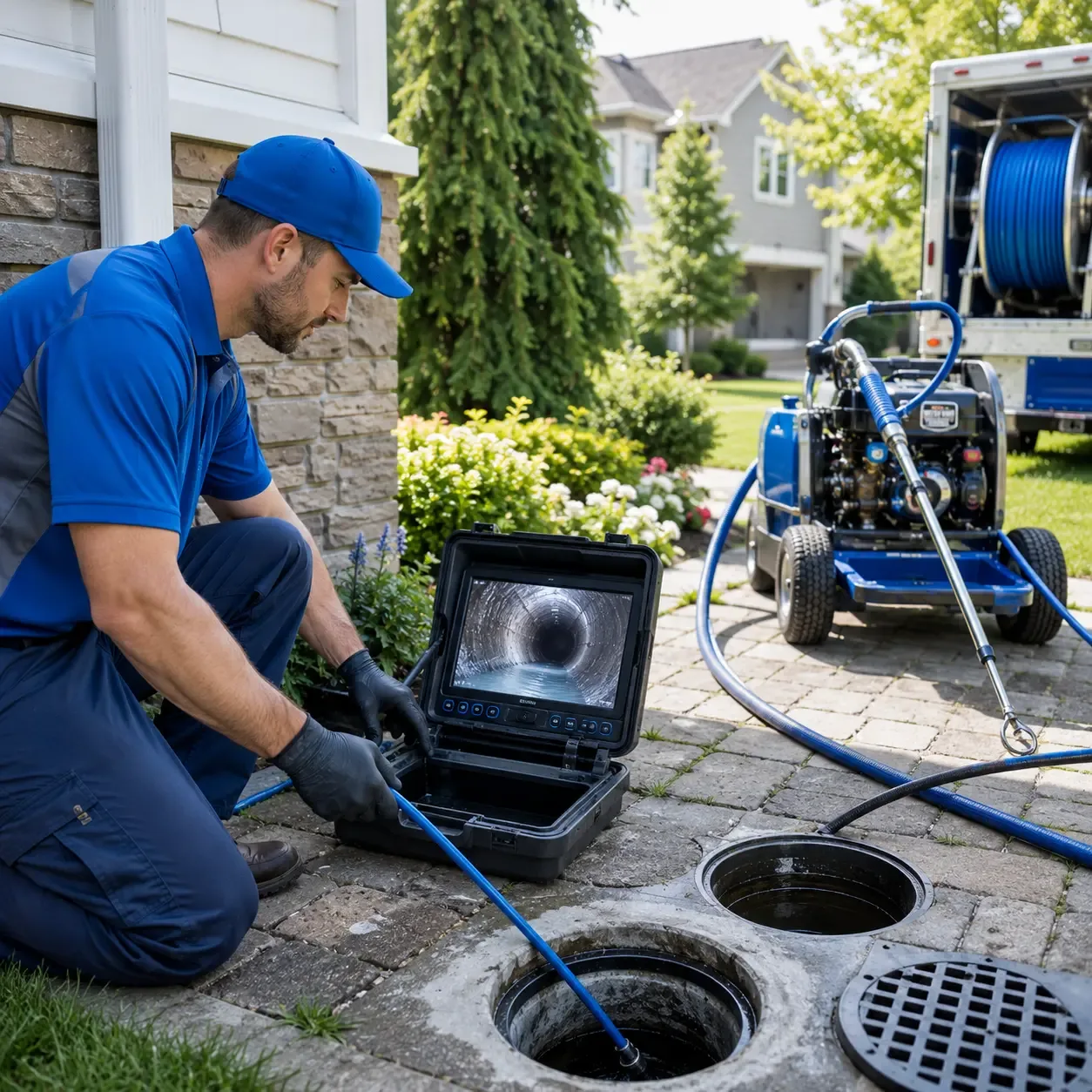 Outdoor drain cleaning professionals serving Fredonia, WI