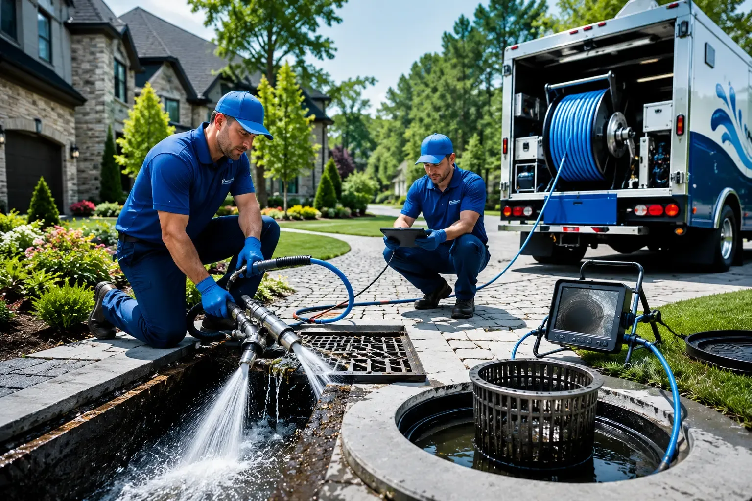Local outdoor drain cleaning professionals in Fredonia, WI